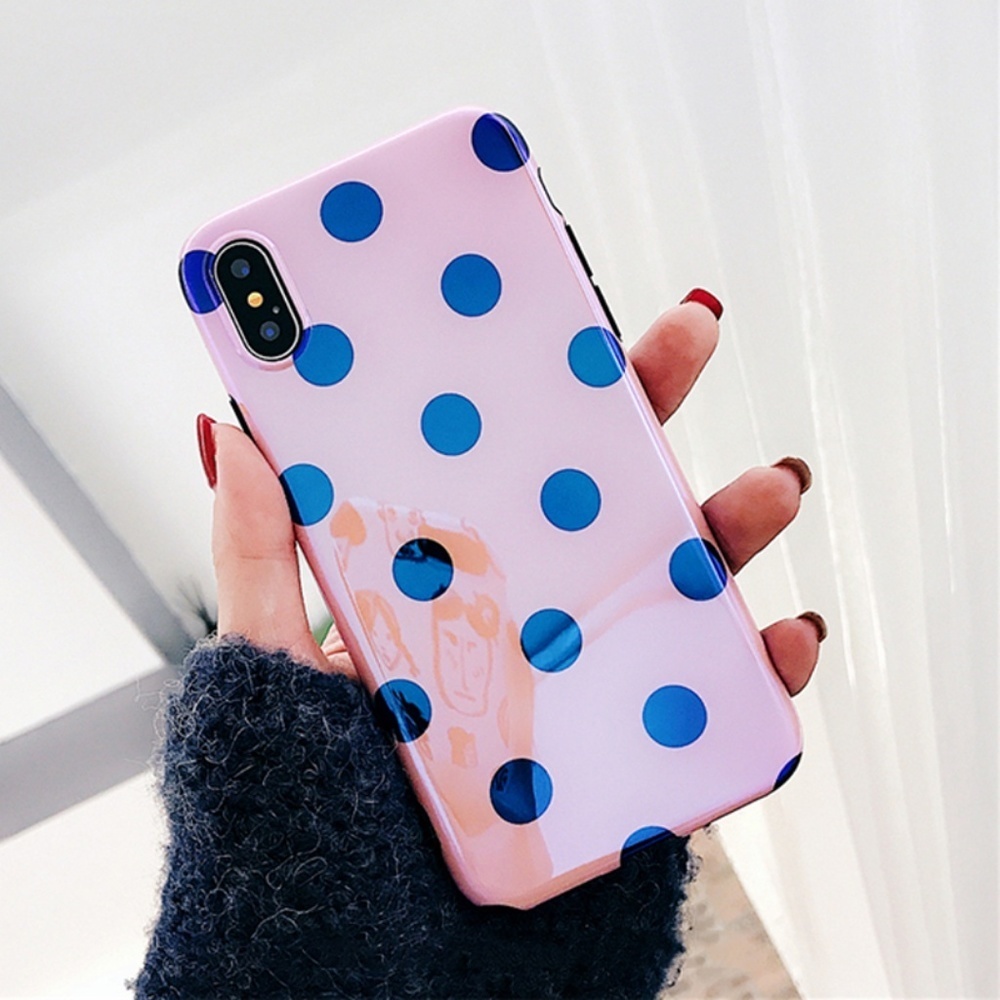 NEW iPhone X/XS/7/8/Plus Glossy Dot Big case - Picture 5 of 7